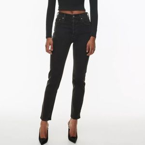 Denim Forum Aritzia Yoko High Rise Slim size 29